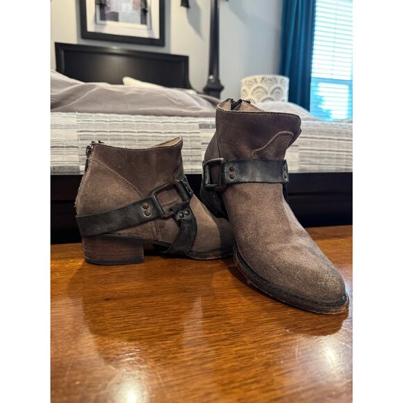 Freebird Phlow Distressed Suede Ankle Boots, Women's Size 8 - Picture 4 of 7